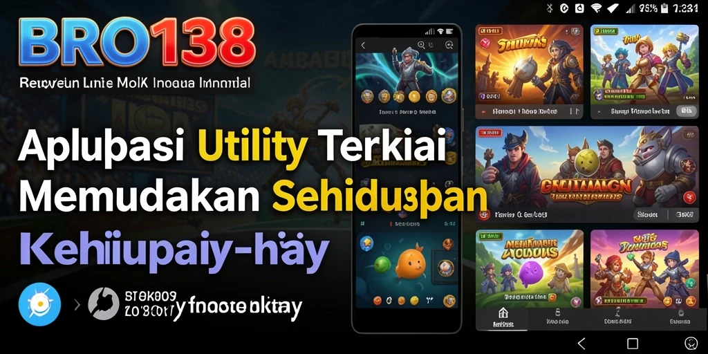 Screenshot aplikasi BRO138 menampilkan antarmuka yang intuitif dan fungsional.