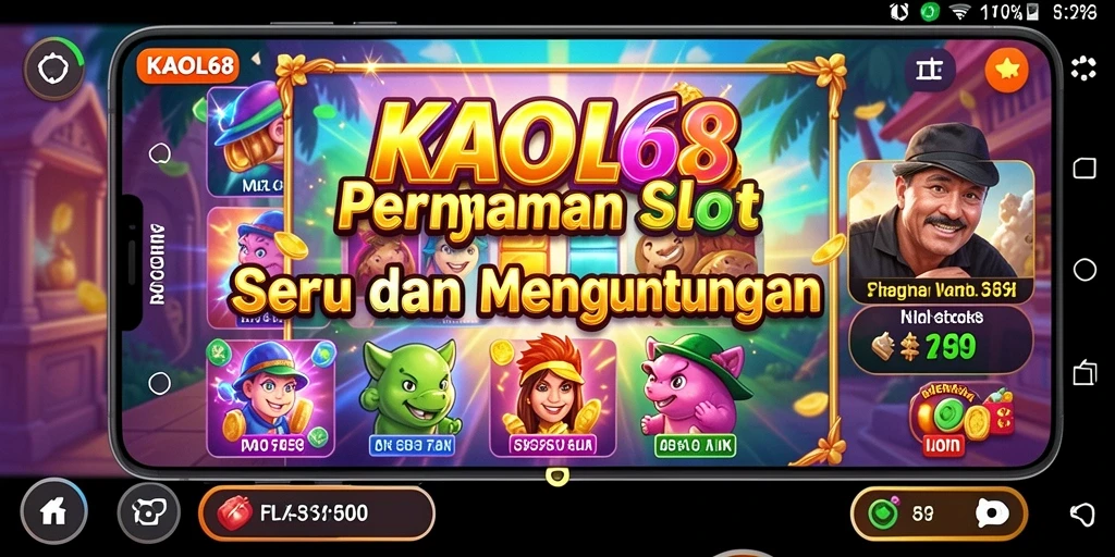 Tampilan gameplay KAOL68 yang penuh warna dan menarik.