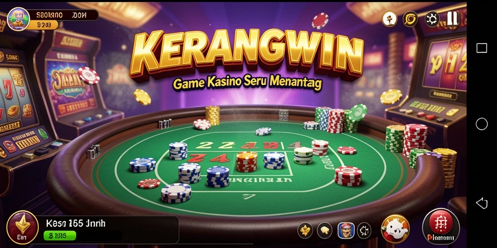 Tampilan gameplay KERANGWIN yang mengasyikkan dan menantang.
