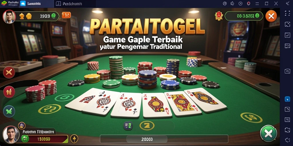 Gameplay Gaple seru di PARTAITOGEL yang mengasyikkan.