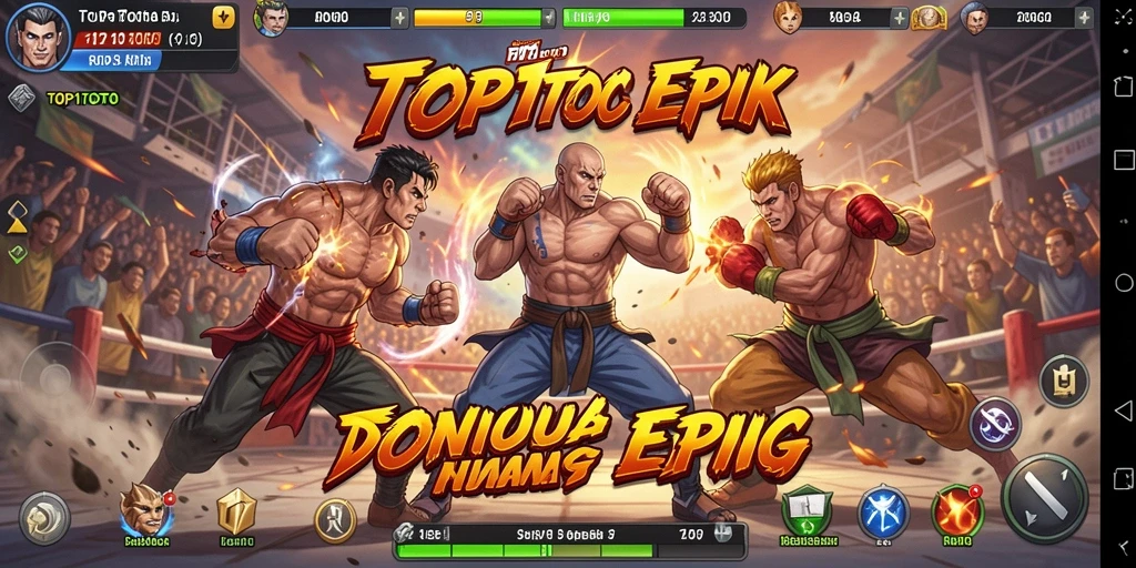 Gameplay pertarungan yang mendebarkan di TOP1TOTO.